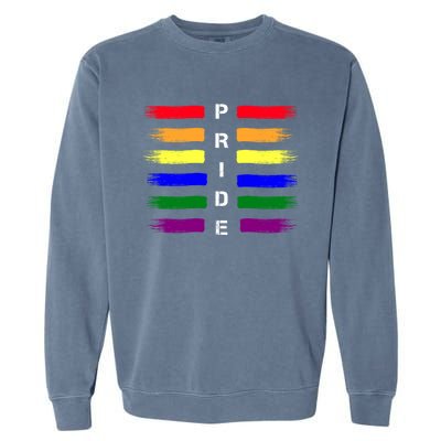 Lgbtq Colorful Paint Pride Be You Brush Inspire World Meaningful Gift Garment-Dyed Sweatshirt