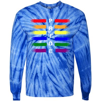 Lgbtq Colorful Paint Pride Be You Brush Inspire World Meaningful Gift Tie-Dye Long Sleeve Shirt