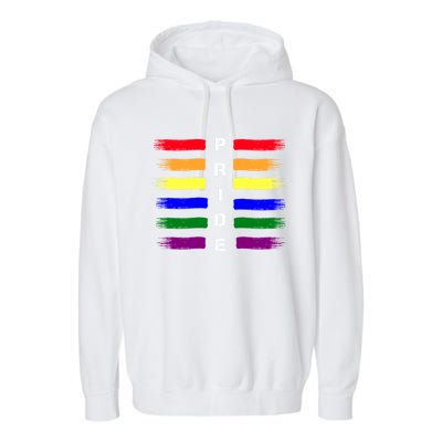 Lgbtq Colorful Paint Pride Be You Brush Inspire World Meaningful Gift Garment-Dyed Fleece Hoodie