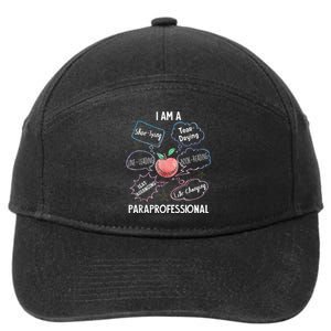 Life Changing Paraprofessional Para Squad Paraprofessional 7-Panel Snapback Hat