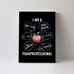 Life Changing Paraprofessional Para Squad Paraprofessional Canvas