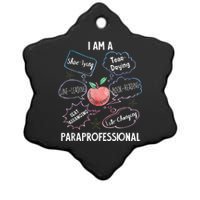 Life Changing Paraprofessional Para Squad Paraprofessional Ceramic Star Ornament