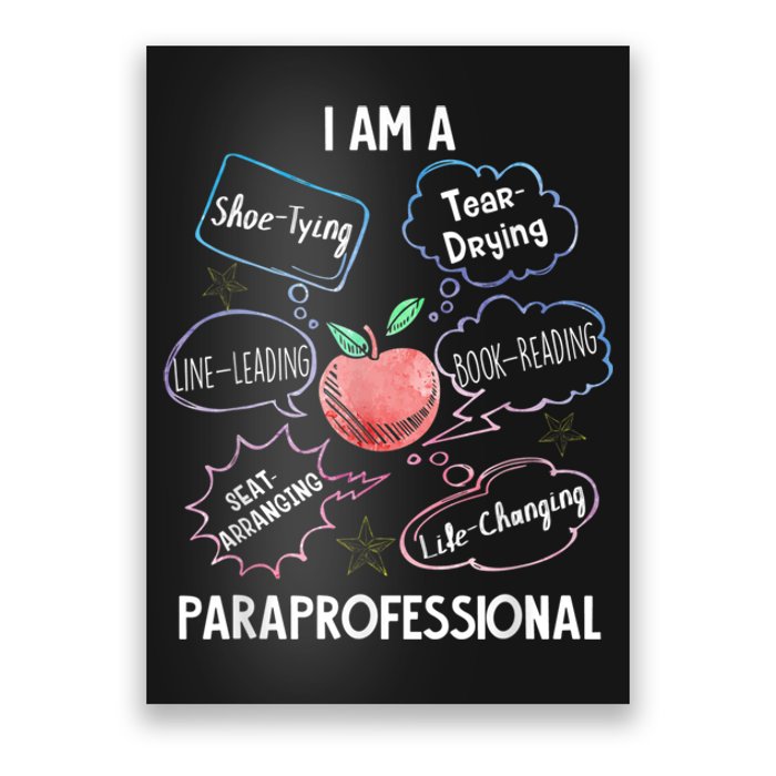 Life Changing Paraprofessional Para Squad Paraprofessional Poster