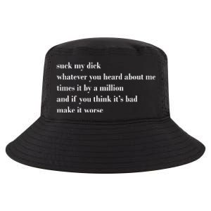 Leah Confessional Quote Cool Comfort Performance Bucket Hat