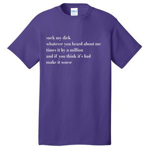 Leah Confessional Quote Tall T-Shirt