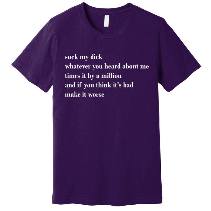 Leah Confessional Quote Premium T-Shirt