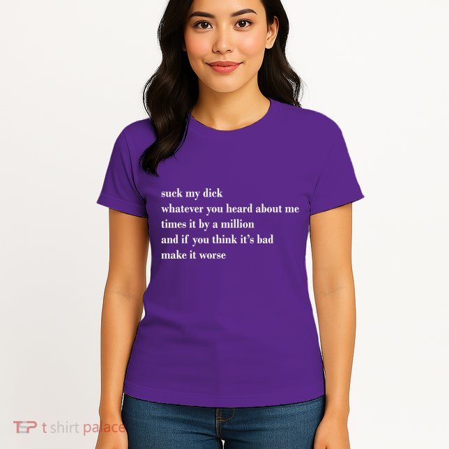 Leah Confessional Quote Womens T-Shirt