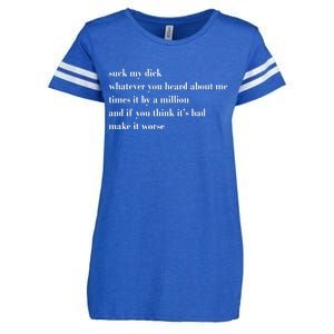 Leah Confessional Quote Enza Ladies Jersey Football T-Shirt