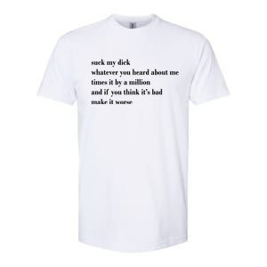 Leah Confessional Quote Softstyle CVC T-Shirt