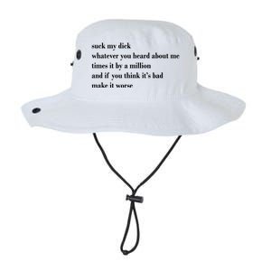 Leah Confessional Quote Legacy Cool Fit Booney Bucket Hat