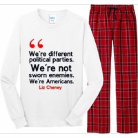 Liz Cheney Quote Long Sleeve Pajama Set