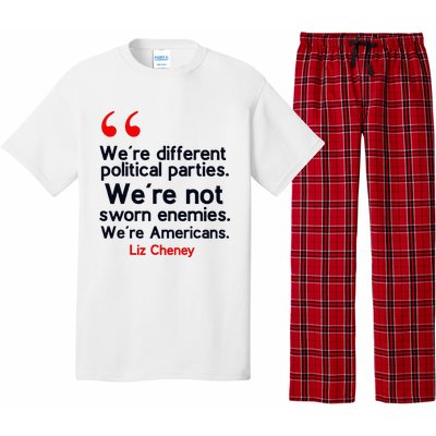 Liz Cheney Quote Pajama Set