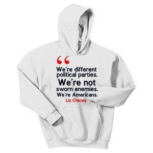 Liz Cheney Quote Kids Hoodie