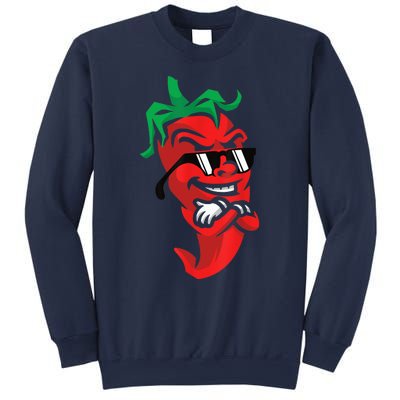 Lazy Cool Red Chili Pepper Mexican Spicy Hot Food Lover Sweatshirt