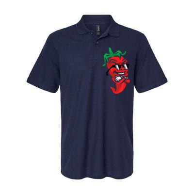 Lazy Cool Red Chili Pepper Mexican Spicy Hot Food Lover Softstyle Adult Sport Polo