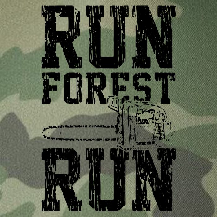 Lumberjack Chainsaw Run Forest Run Funny Legacy Tie Dye Trucker Hat