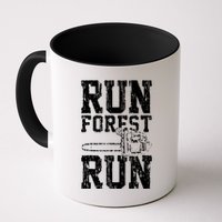 Lumberjack Chainsaw Run Forest Run Funny Mug