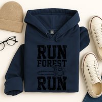 Lumberjack Chainsaw Run Forest Run Funny Hoodie