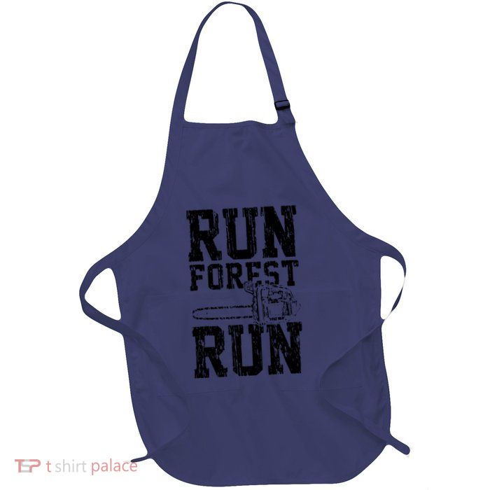 Lumberjack Chainsaw Run Forest Run Funny Apron