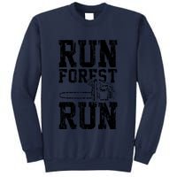 Lumberjack Chainsaw Run Forest Run Funny Sweatshirt