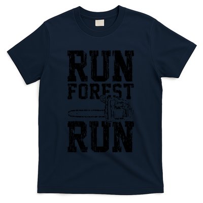 Lumberjack Chainsaw Run Forest Run Funny T-Shirt