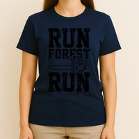 Lumberjack Chainsaw Run Forest Run Funny T-Shirt
