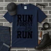 Lumberjack Chainsaw Run Forest Run Funny Tall T-Shirt