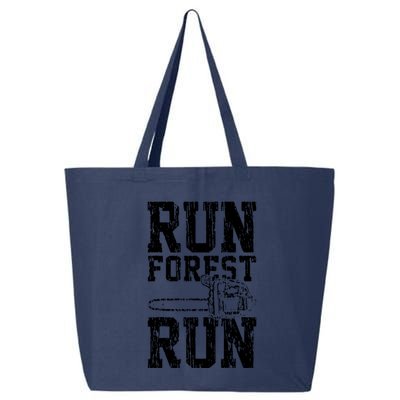 Lumberjack Chainsaw Run Forest Run Funny 25L Jumbo Tote