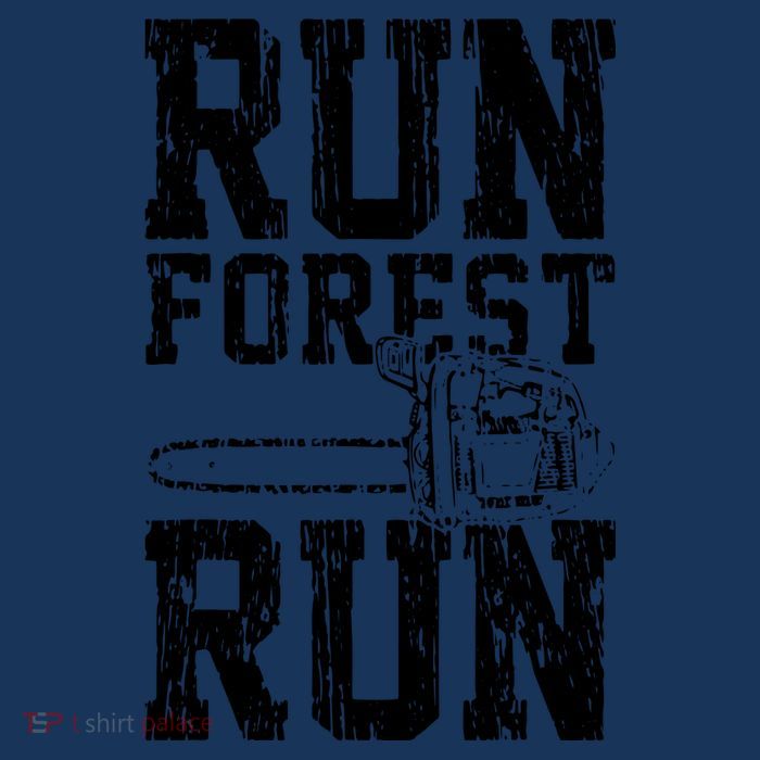 Lumberjack Chainsaw Run Forest Run Funny Baby Bodysuit