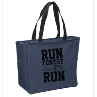Lumberjack Chainsaw Run Forest Run Funny Zip Tote Bag