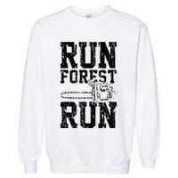 Lumberjack Chainsaw Run Forest Run Funny Garment-Dyed Sweatshirt