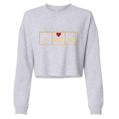 Literacy Coach Reading Teacher Science Of Reading Specialist Cropped Pullover Crew