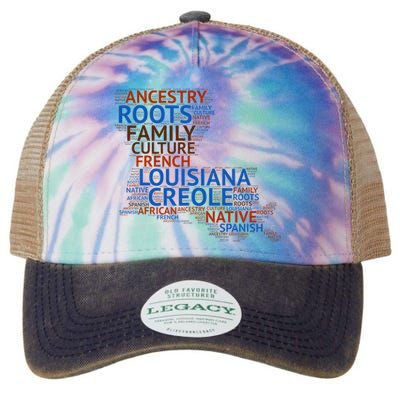 Louisiana Creole Roots Legacy Tie Dye Trucker Hat