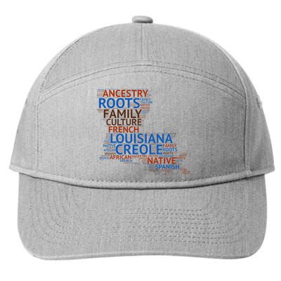 Louisiana Creole Roots 7-Panel Snapback Hat