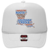 Louisiana Creole Roots High Crown Mesh Back Trucker Hat