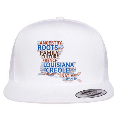 Louisiana Creole Roots Flat Bill Trucker Hat