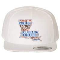 Louisiana Creole Roots Wool Snapback Cap