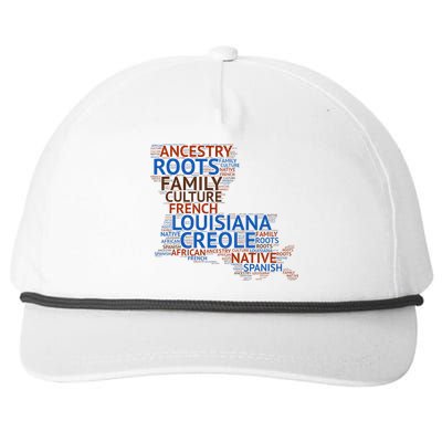 Louisiana Creole Roots Snapback Five-Panel Rope Hat