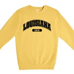 Louisiana Collegiate Style 1812 Premium Crewneck Sweatshirt