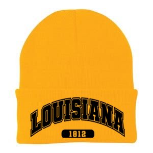 Louisiana Collegiate Style 1812 Knit Cap Winter Beanie