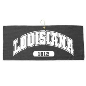 Louisiana Collegiate Style 1812 Large Microfiber Waffle Golf Towel