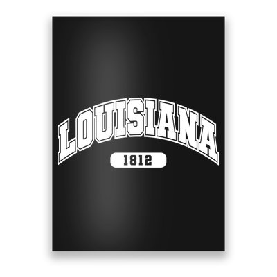 Louisiana Collegiate Style 1812 Poster
