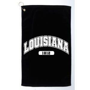 Louisiana Collegiate Style 1812 Platinum Collection Golf Towel