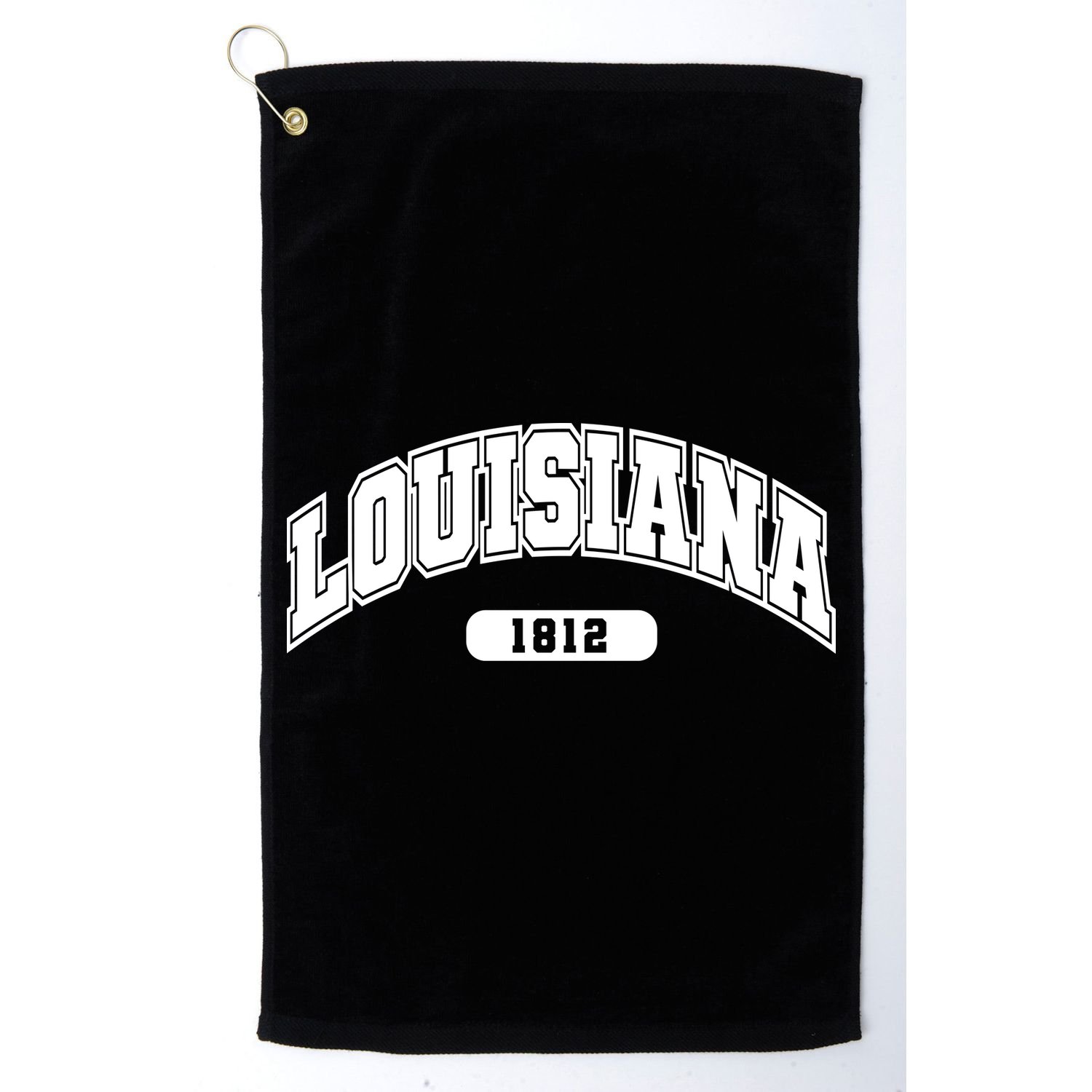 Louisiana Collegiate Style 1812 Golf Towel