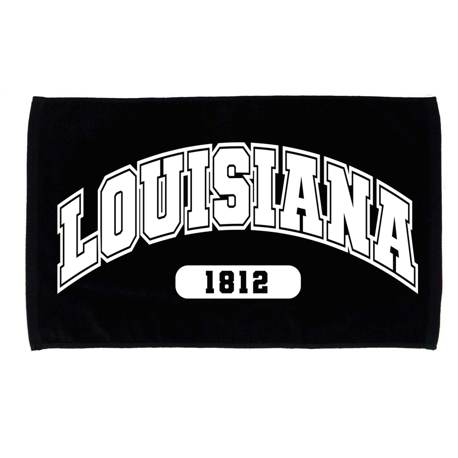 Louisiana Collegiate Style 1812 Microfiber Hand Towel
