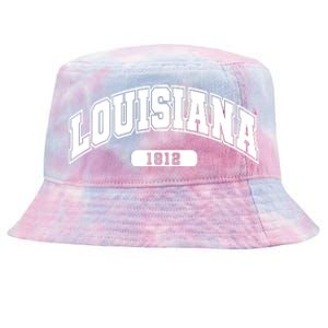 Louisiana Collegiate Style 1812 Tie-Dyed Bucket Hat