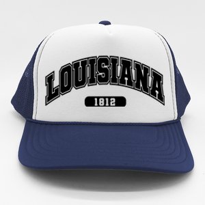 Louisiana Collegiate Style 1812 Trucker Hat