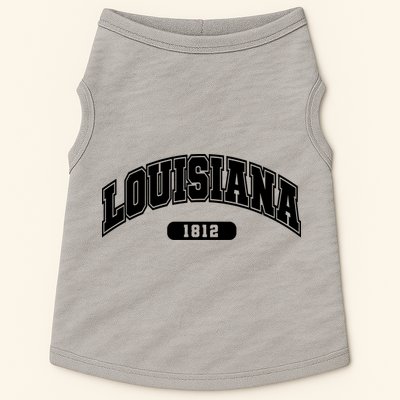 Louisiana Collegiate Style 1812 Doggie Tank