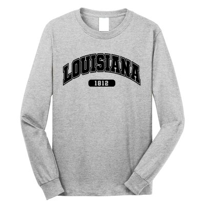 Louisiana Collegiate Style 1812 Long Sleeve Shirt