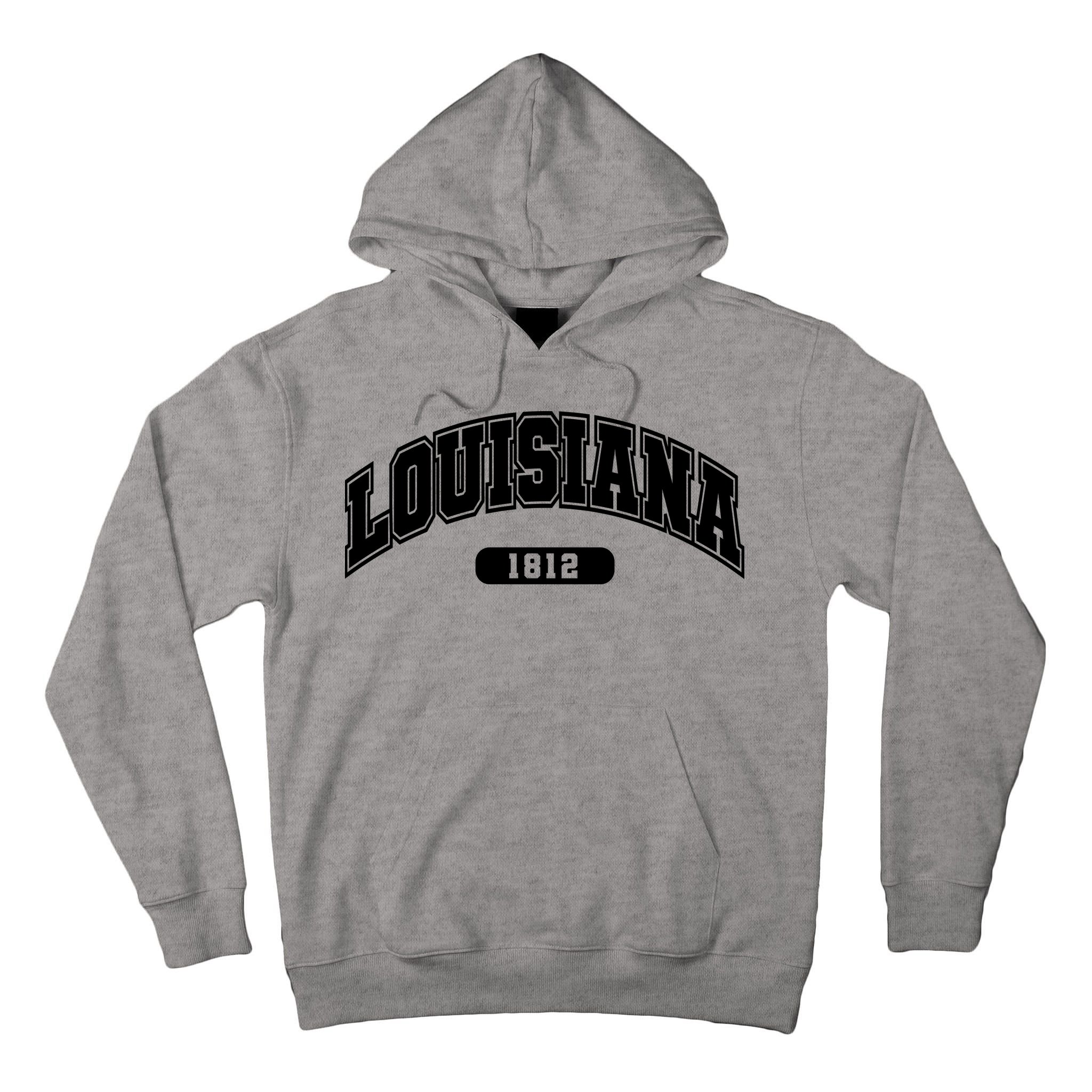 Louisiana Collegiate Style 1812 Tall Hoodie